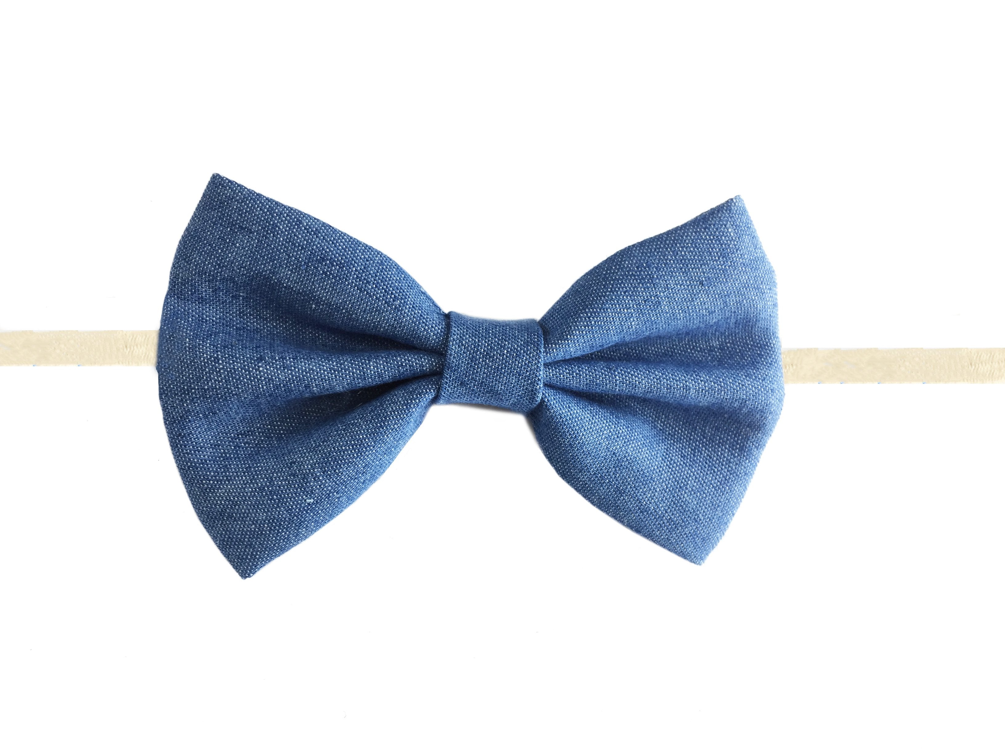 Denim Bow tie / Blue Jean Patches / Shades of Navy Blue / A Little Bit –  Bow Tie Expressions