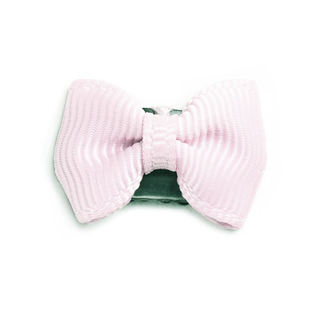 Hand Tied Bow - Mini Latch Pink Ribbon Stitched