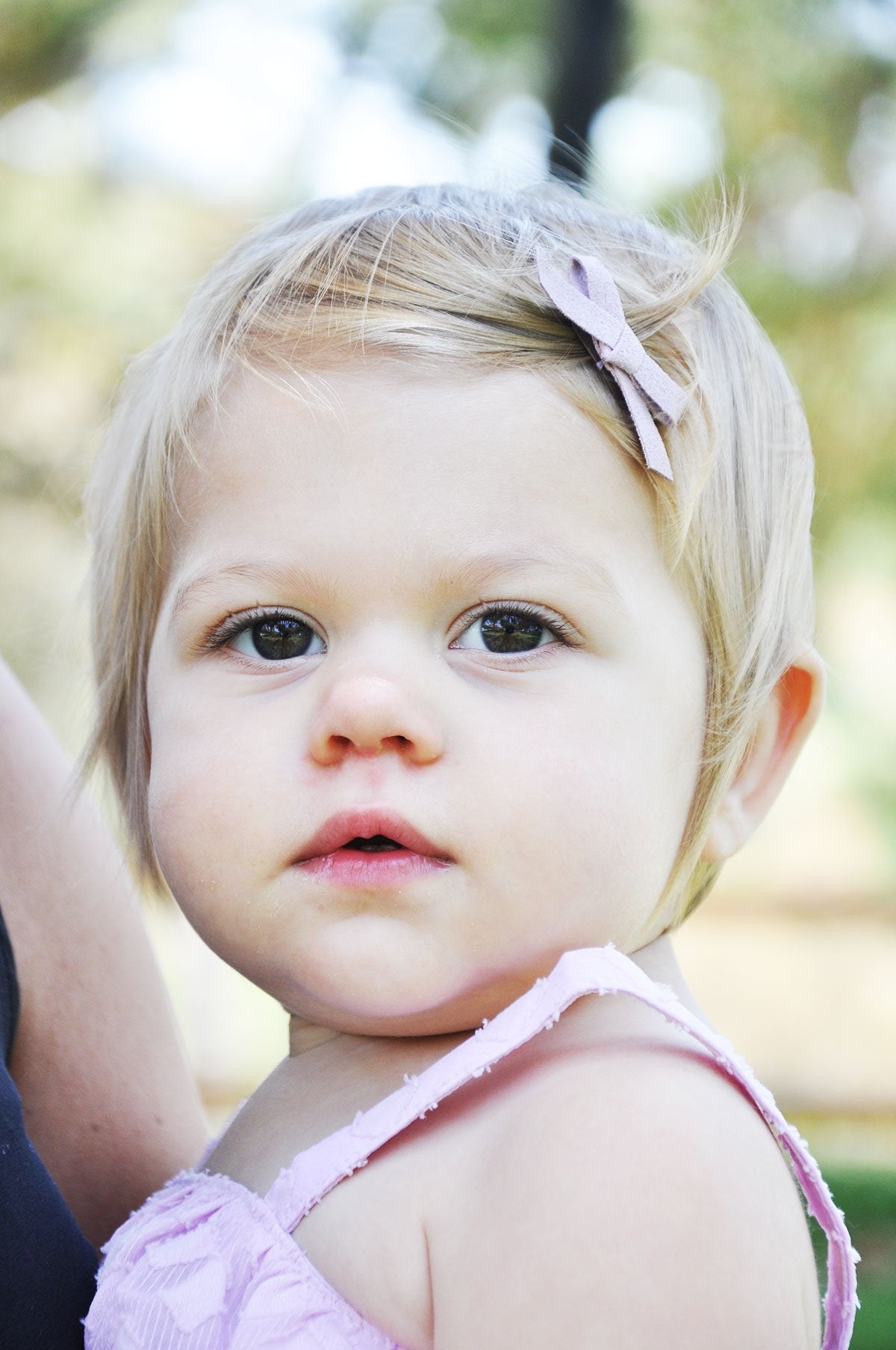 Stick on store bows for babies