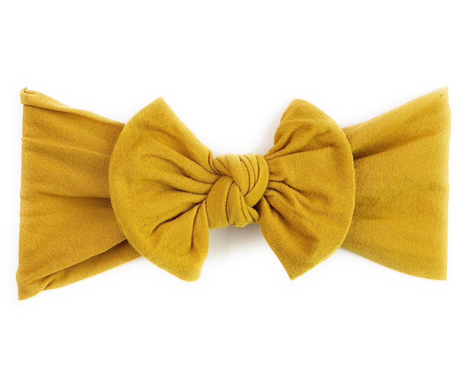 Camille bow hair clip - Mustard - Scrunchie is back